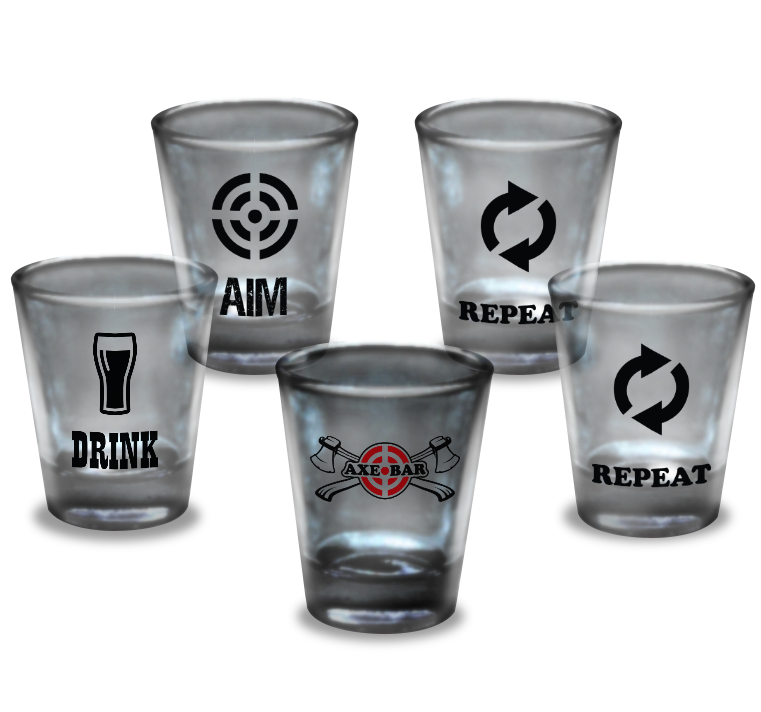 Axe Bar Shot Glasses