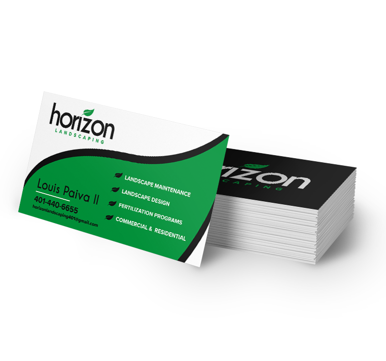 Horizon Landscaping Custom Business Cards
