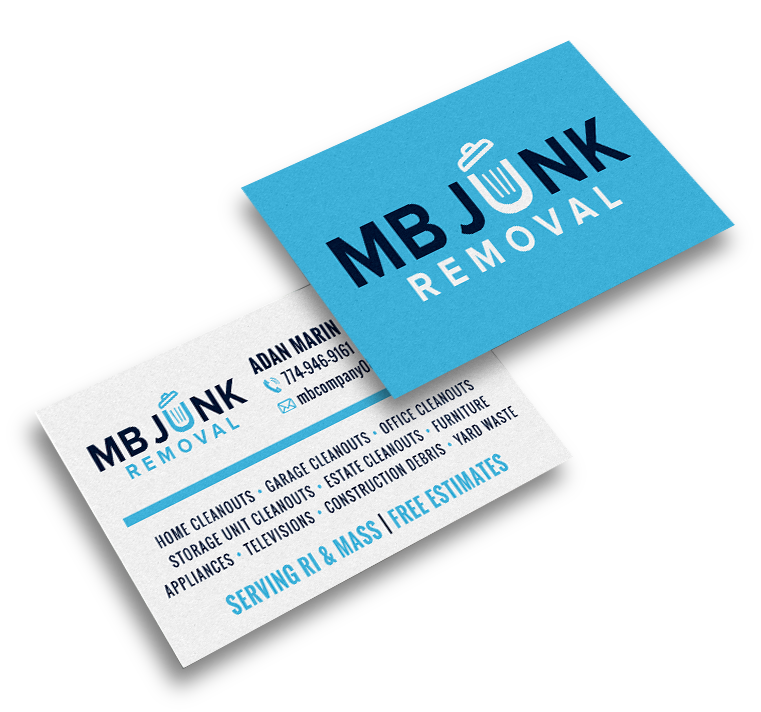 MB Junk Removal Custom Business Cards