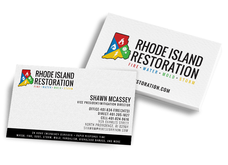 RI Restoration Custom Business Cards
