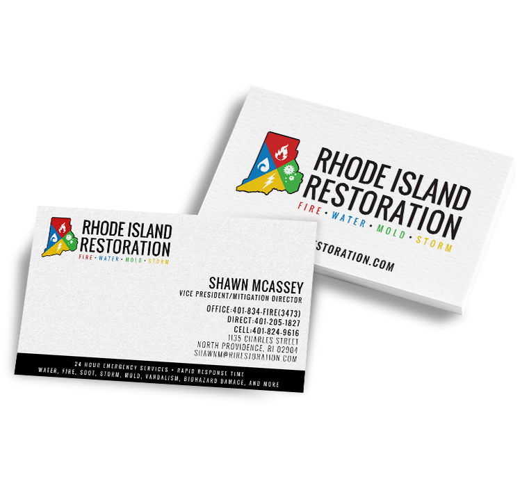 RI Restoration Custom Business Cards