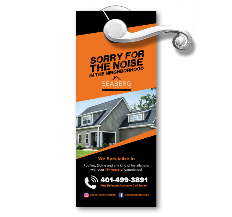 Seaberg Construction Custom Door Hangers