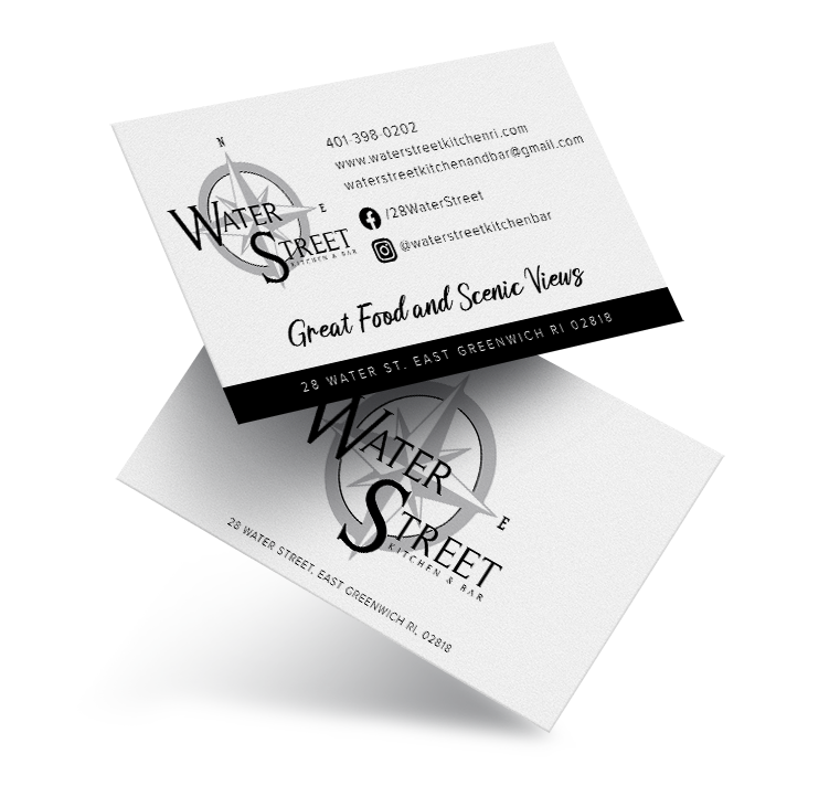 Water Street Custom Business Cards