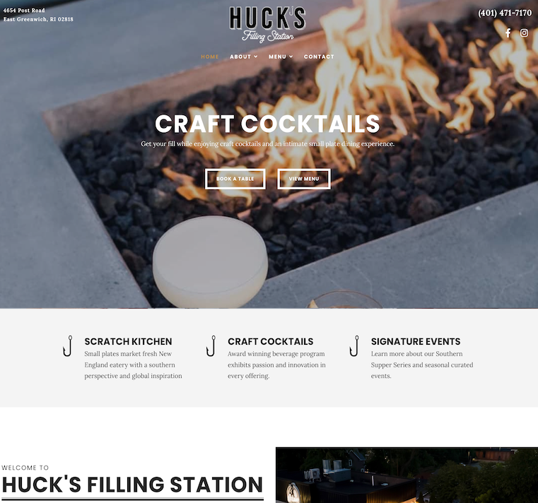Fueling Huck’s Filling Station